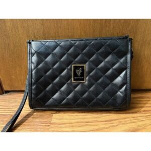 Younique 2018 Collection Make Up‎ Bag Black Quilted Soft